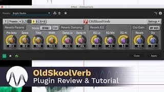 OldSkoolVerb Plugin Review and Tutorial